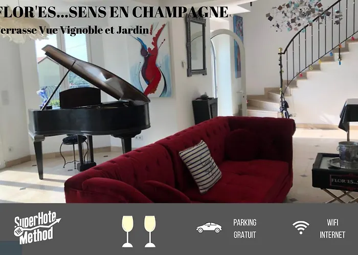 Feriehus Floressens En Champagne Terrasse Privative Sur Le Vignoble *